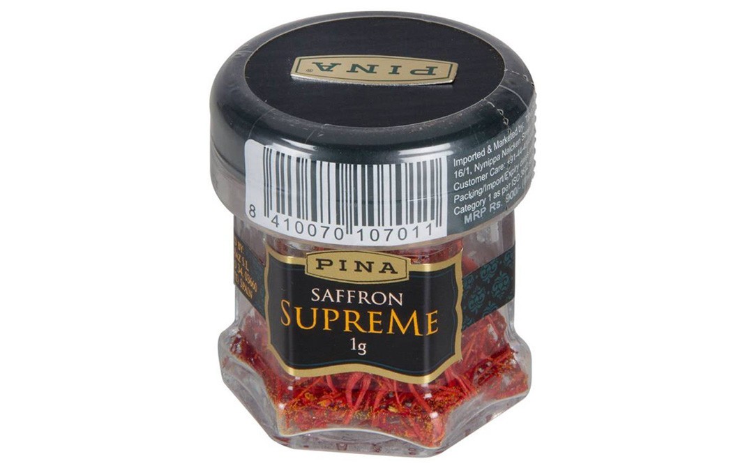Pina Saffron Supreme    Glass Jar  1 grams